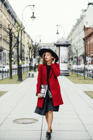 Trench coat over midi dress wear