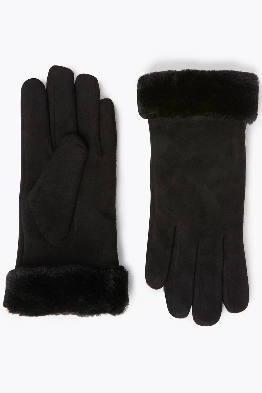 marks spencer vegan leather gloves