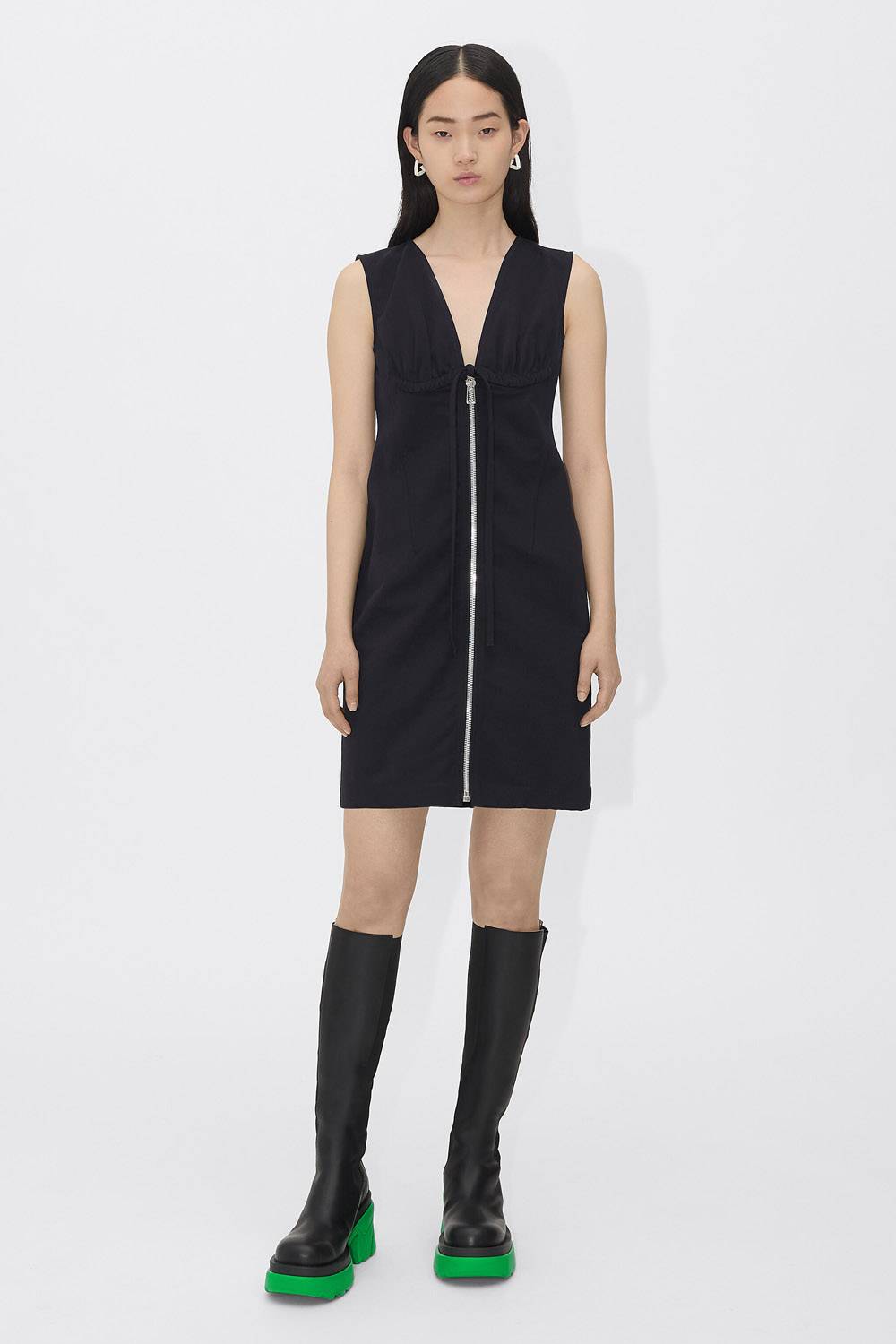 bottega veneta italian cotton dress