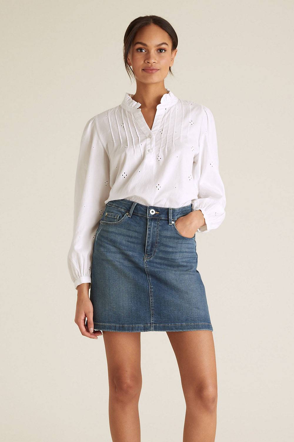 20 Best Affordable And Sustainable Denim Skirts | Panaprium