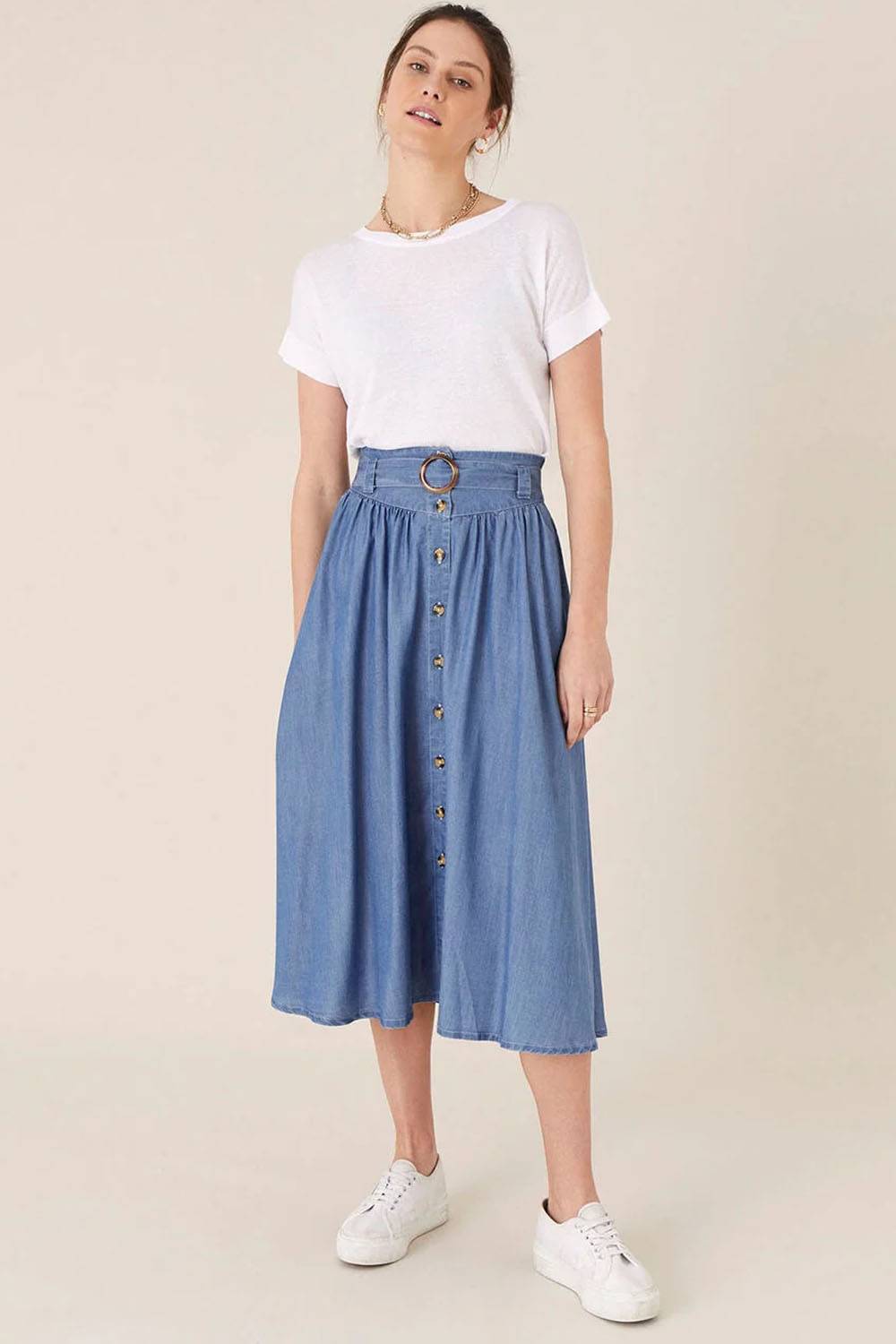 20 Best Affordable And Sustainable Denim Skirts | Panaprium