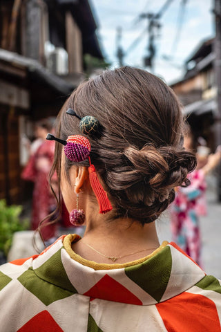 Japanese themed party outfits hairpin