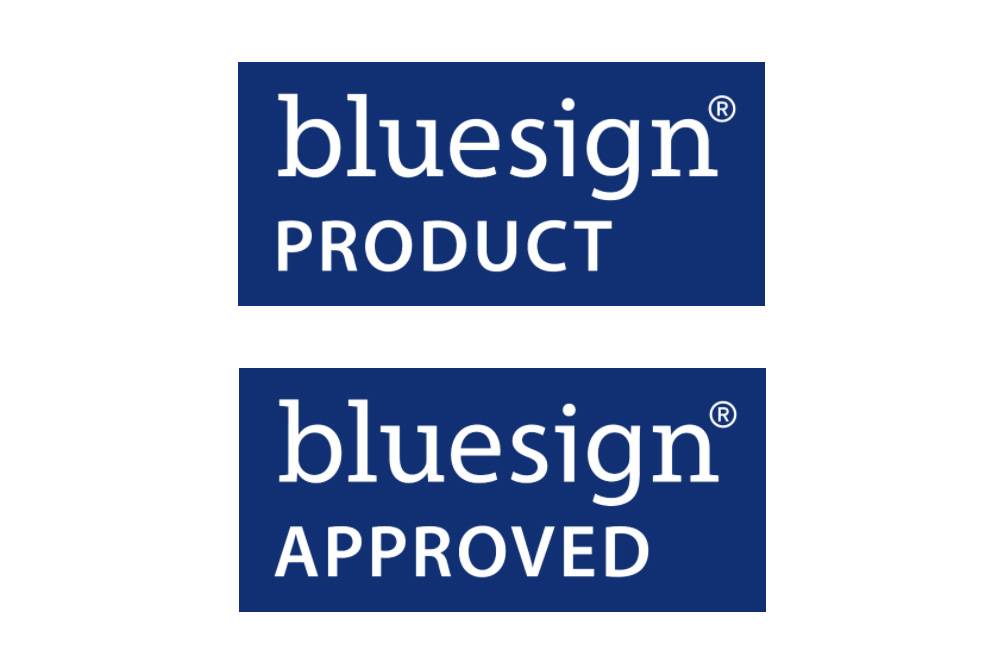 bluesign approved certified product label