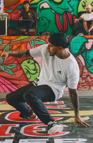 breakdancers wear brand names