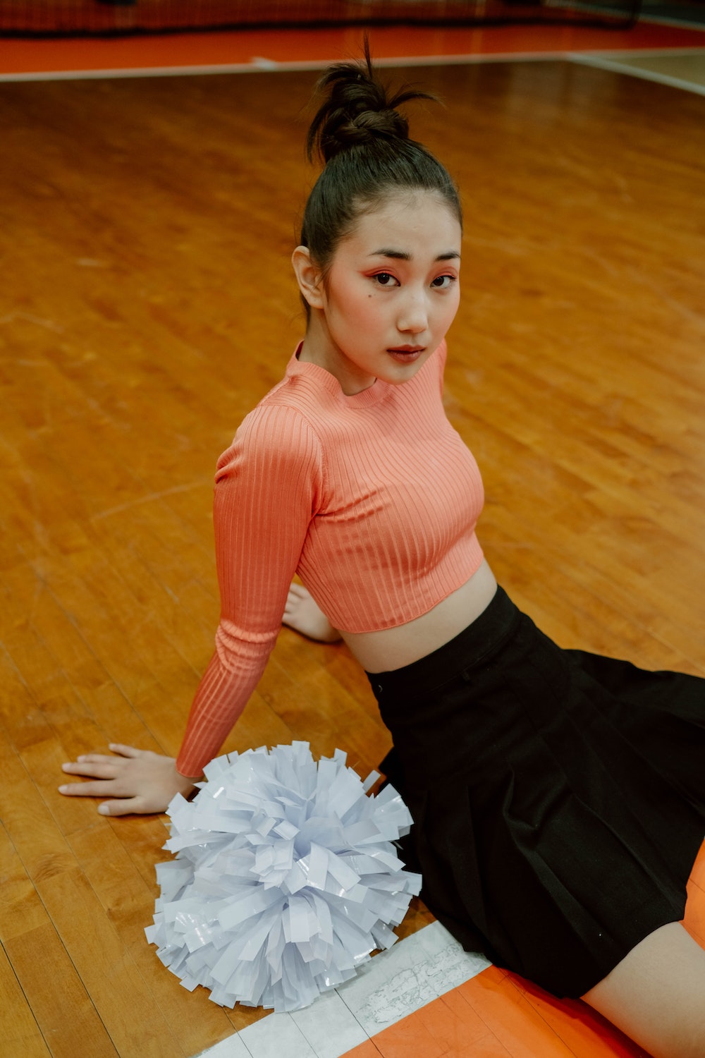 cheerleading practice fashion pleated skirt