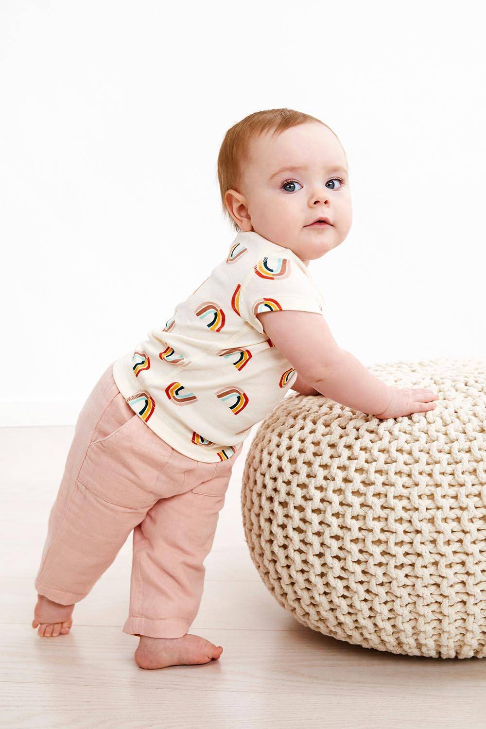 hanna andersson cute outfit baby girl easter