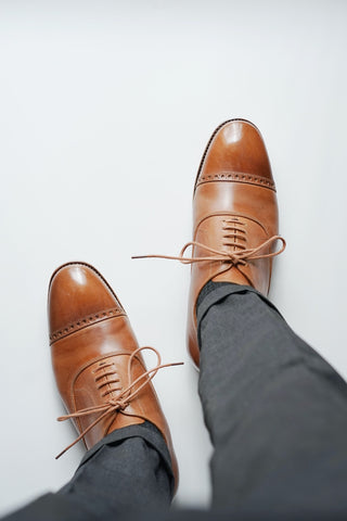 chaussures habillées marron