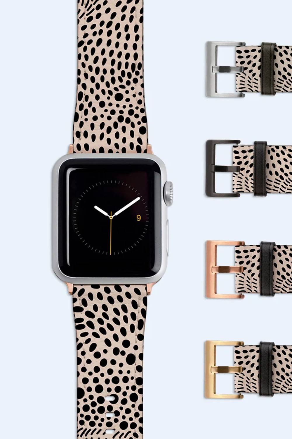 vegan leather apple watch band