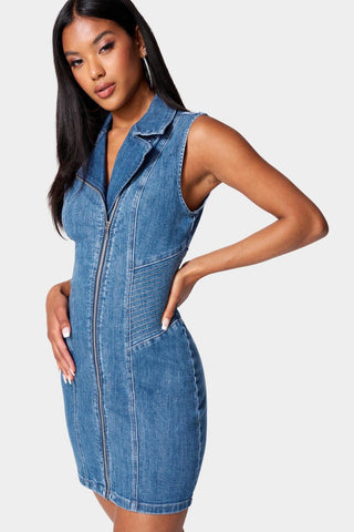 denim dress hot modest