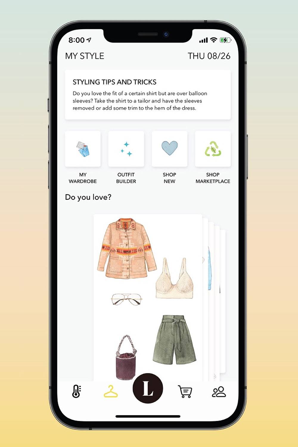 latitude free personal stylist app