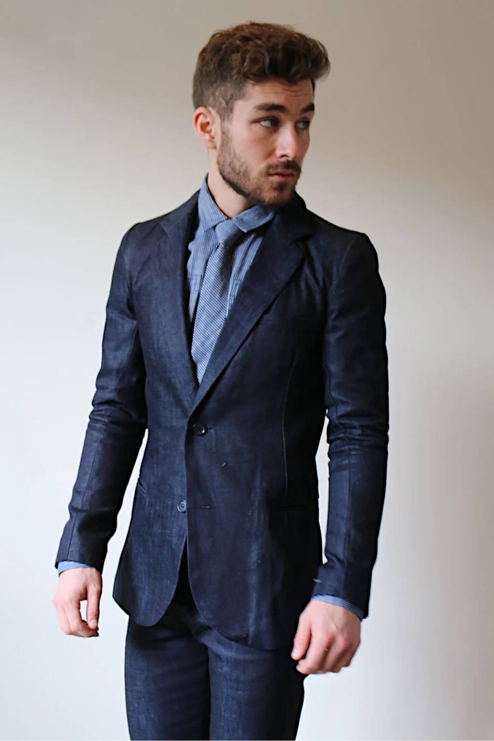 etsy hemp blazer men