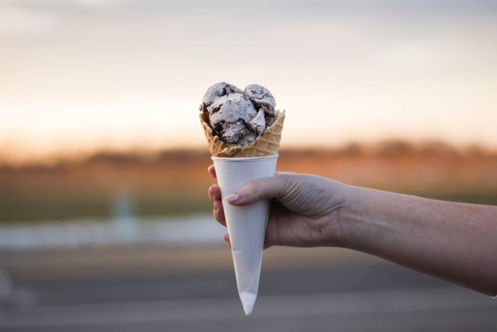 ice cream cone pin
