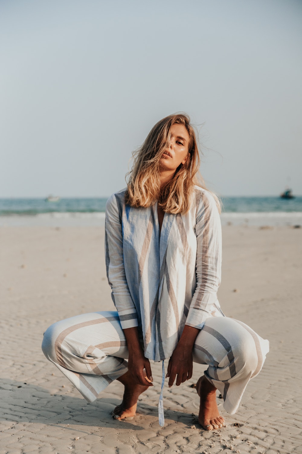 Venice Beach Fashion Men and Women linen suit