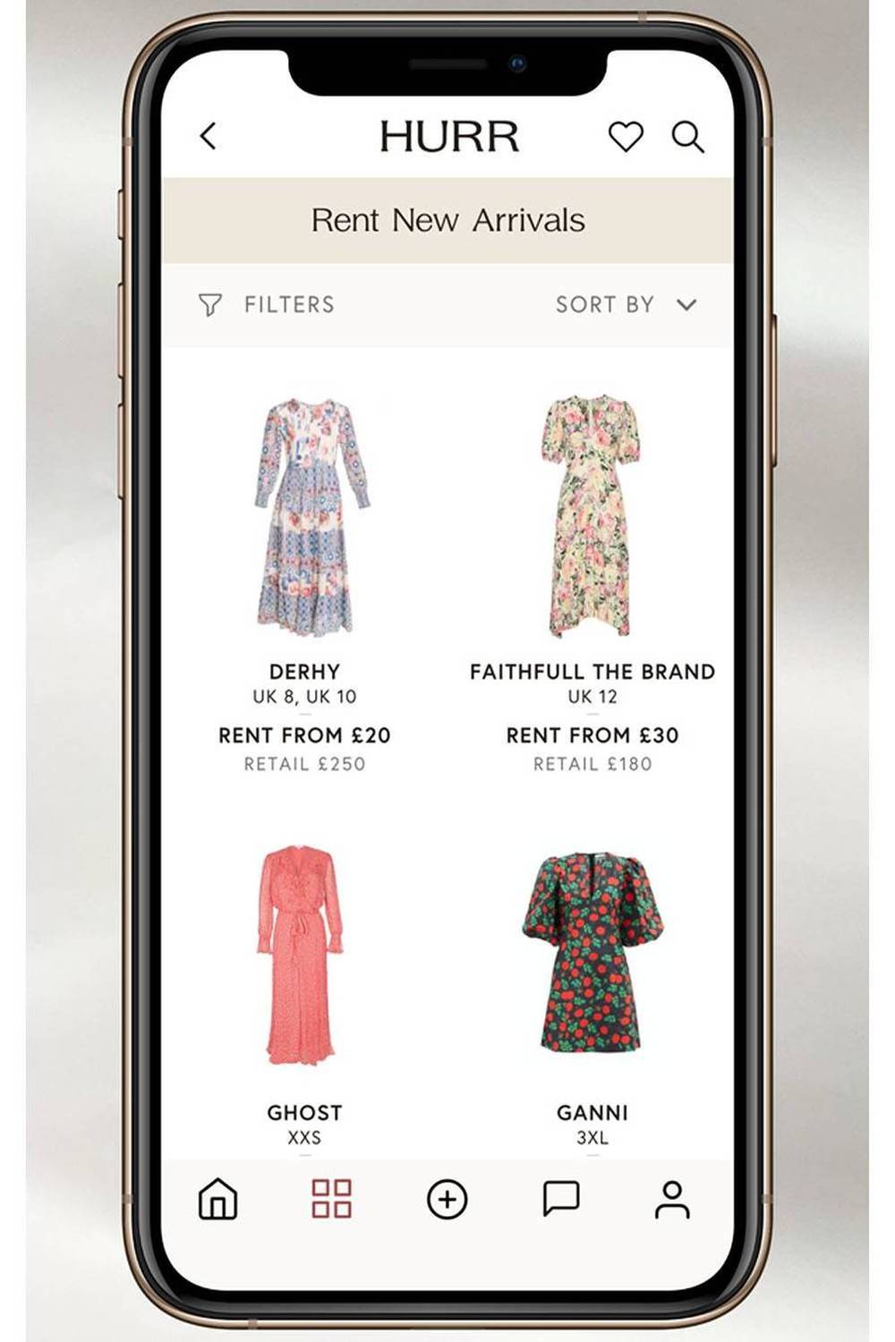 hurr collective luxury fashion app