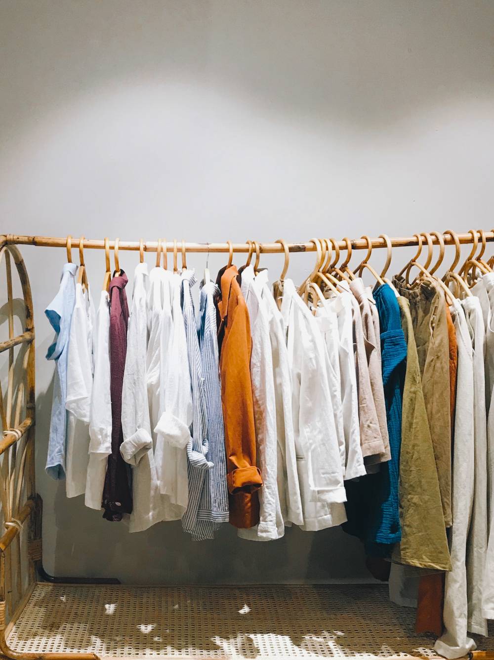 organize make simple clothes look fashionable