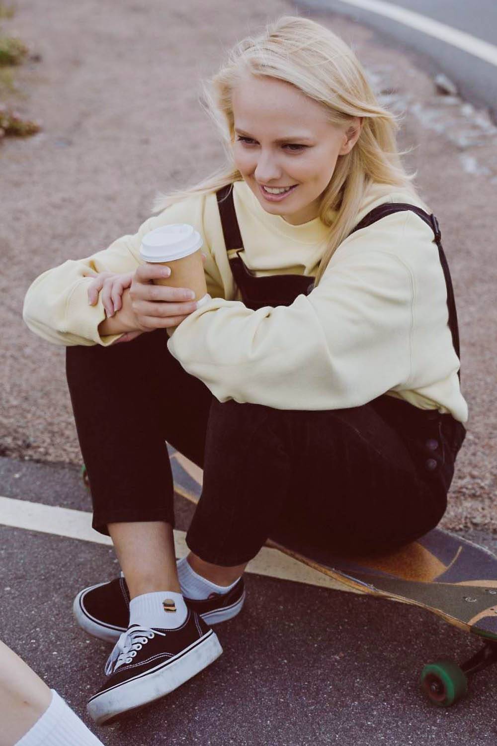 cute skater teenage girl outfit