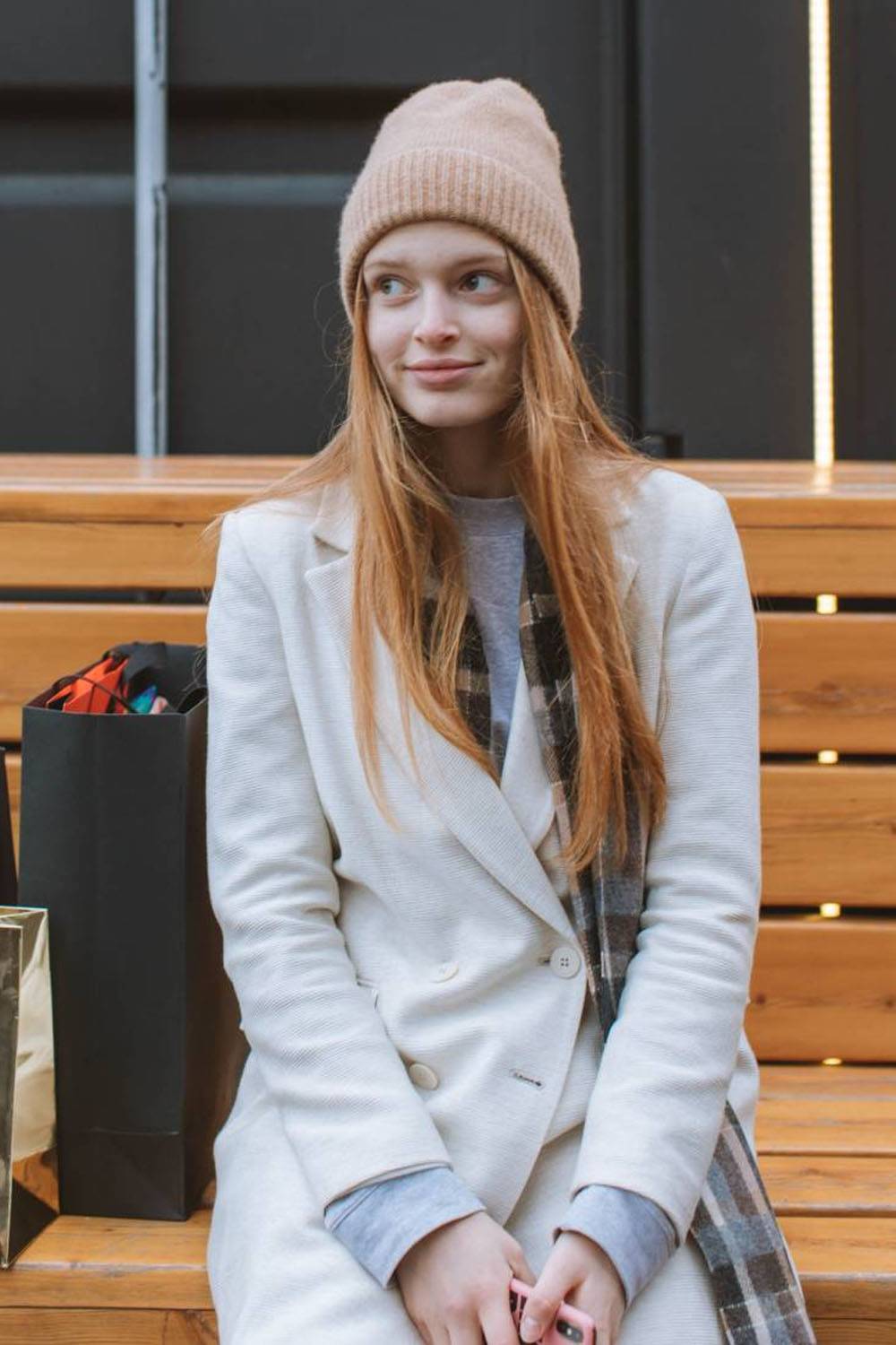 cute teenage girl winter outfit