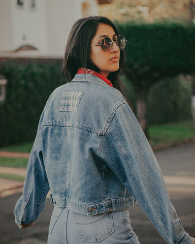 bohemian fashion style outfits denim jacket 