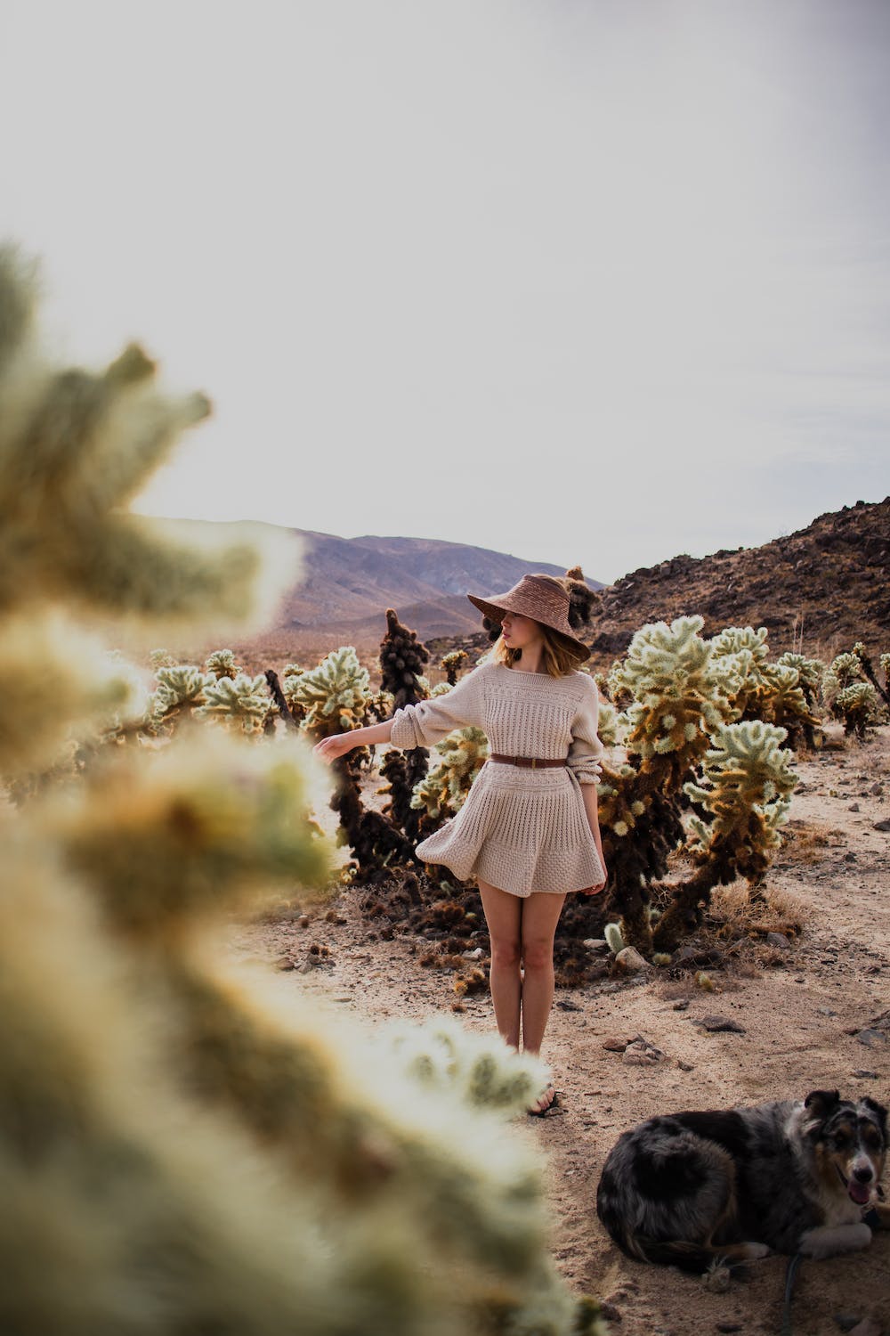 OOTD with slip-on Vans crochet dress