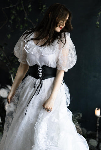 what vampires wear Victorian corset