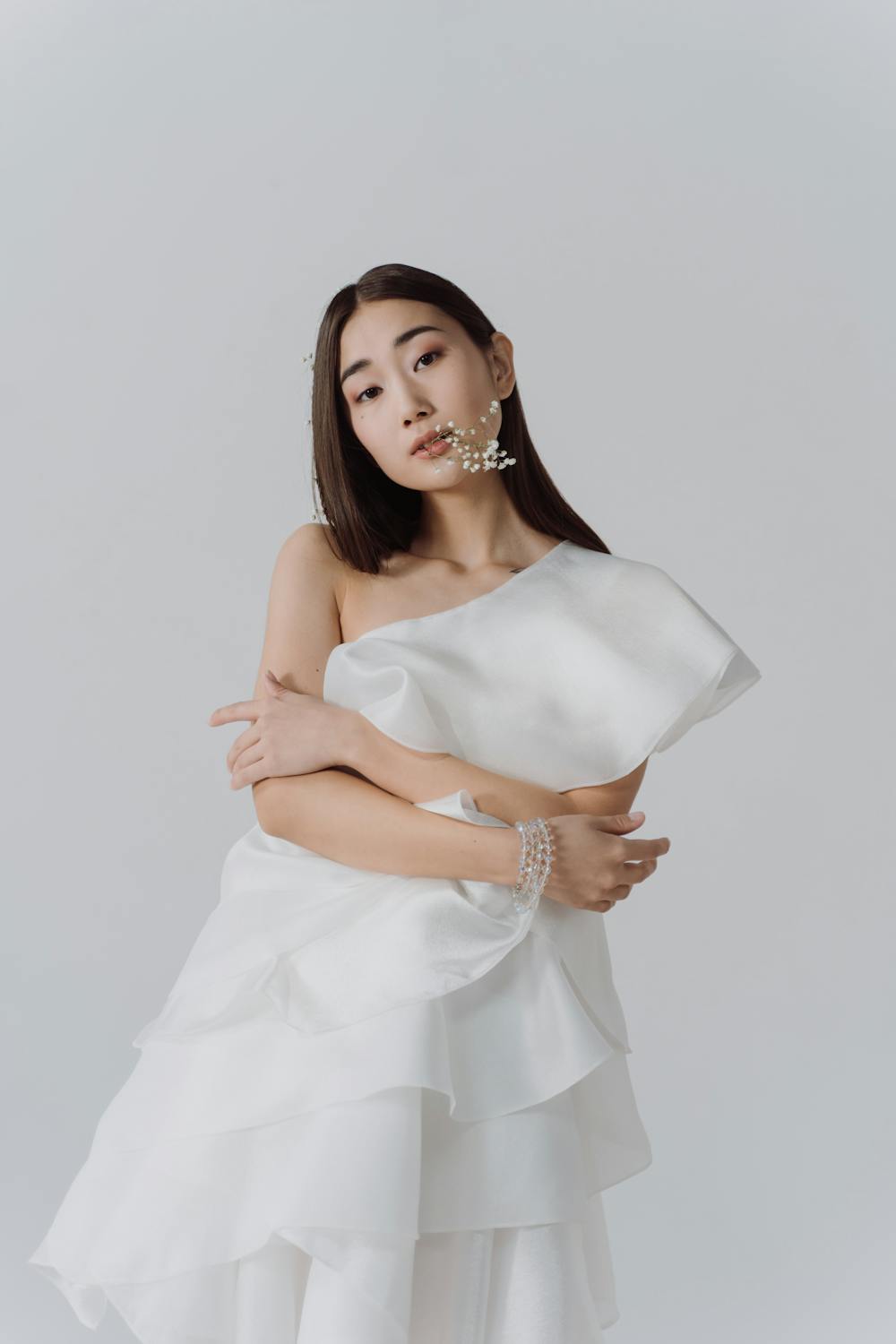 Angelcore aesthetic outfits white dress