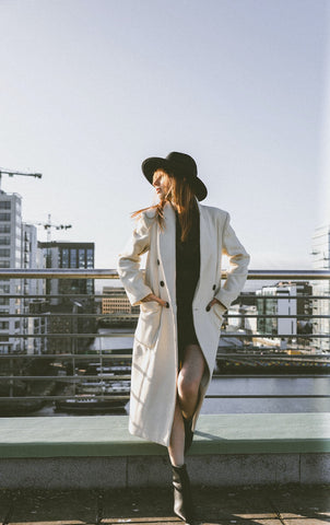 chic fashion style trench coat