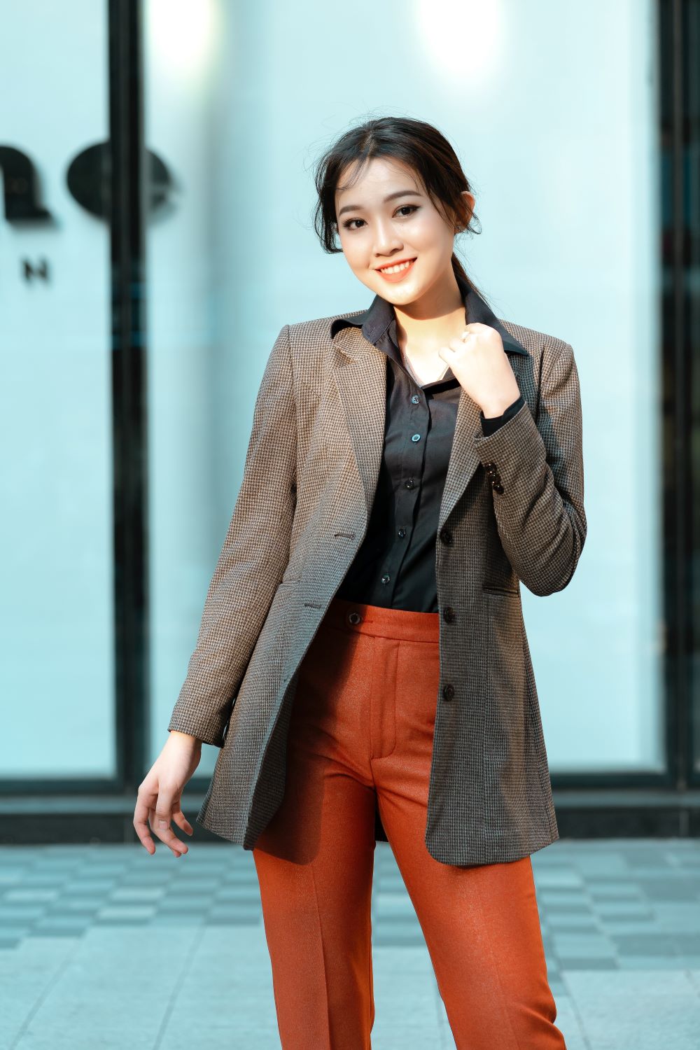 petite women travel clothes blazer