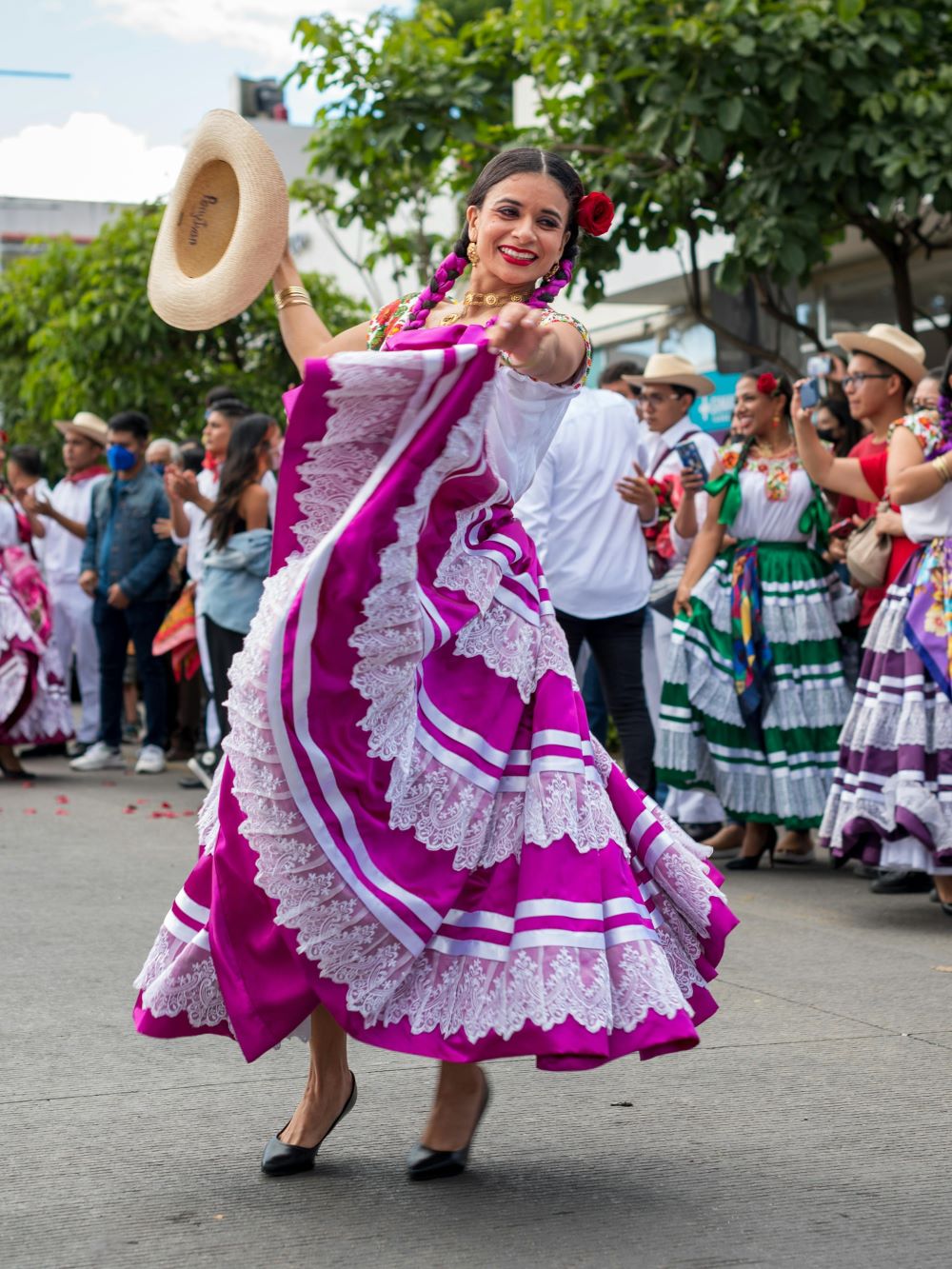 fiesta party outfits ruffled skirt