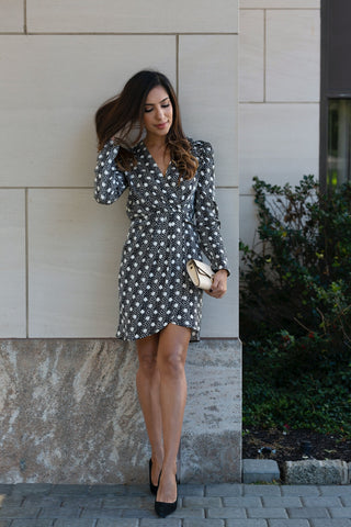 chic style wrap dress