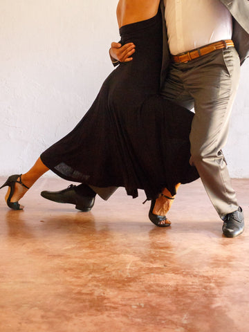 Tenues de cours de tango, chaussures de danse