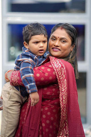 mother son photoshoot outfits fun