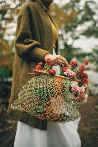 bohemian fashion style outfits crochet bag 