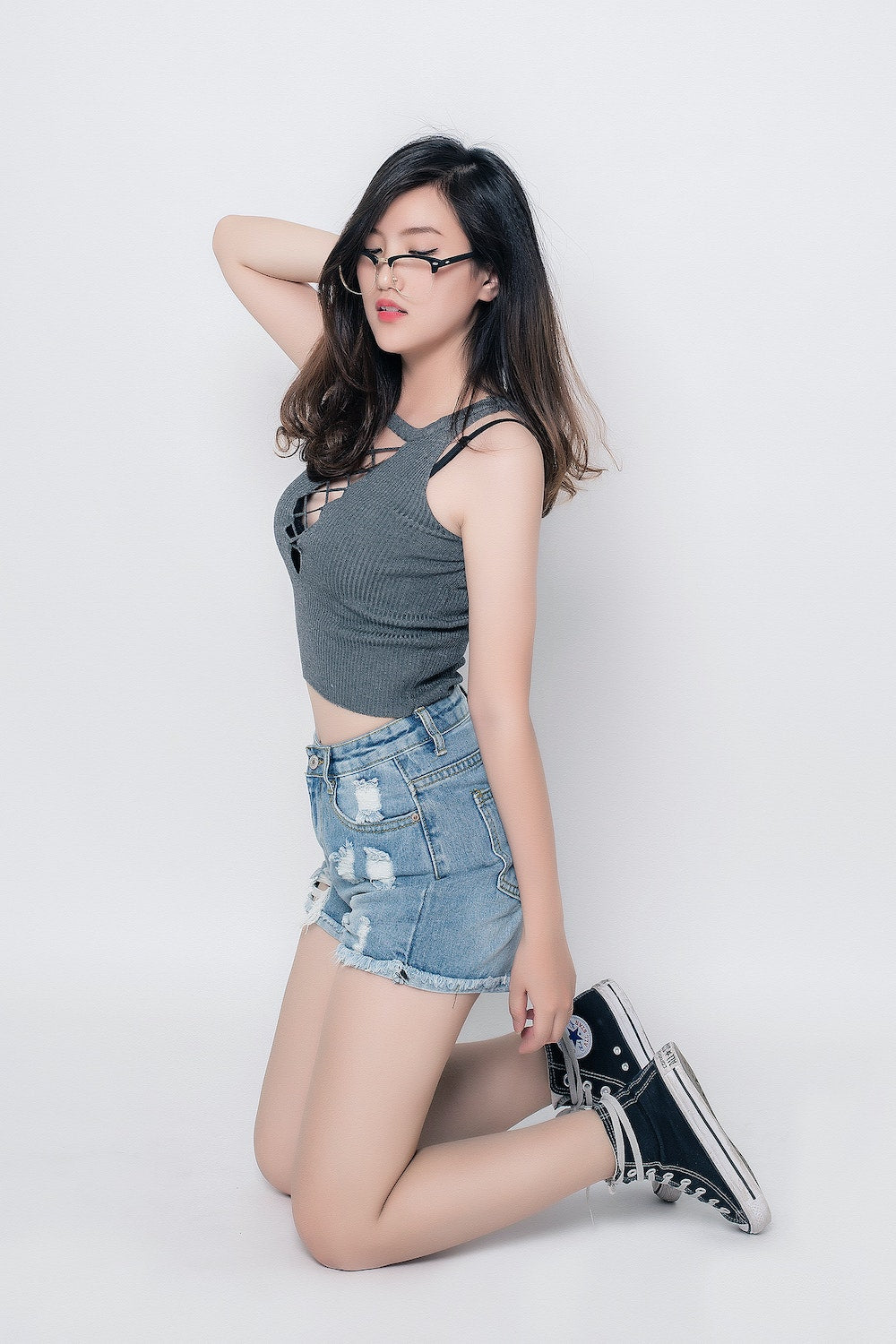 Süße Shorts für ein koreanisches Date-Outfit