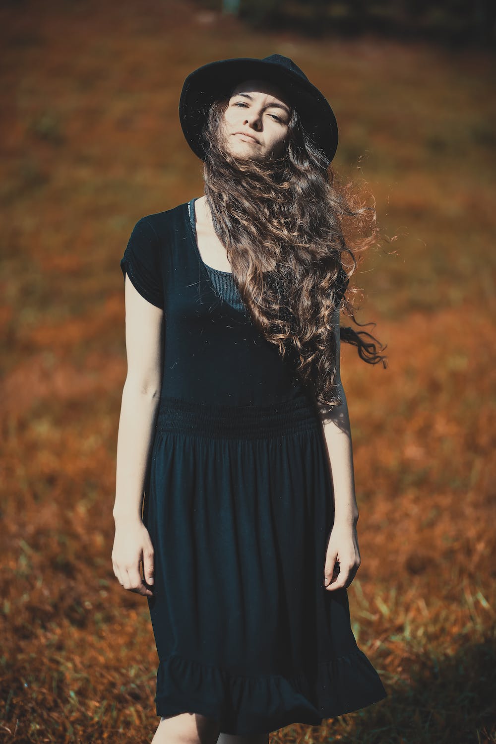 OOTD with slip-on Vans black dress