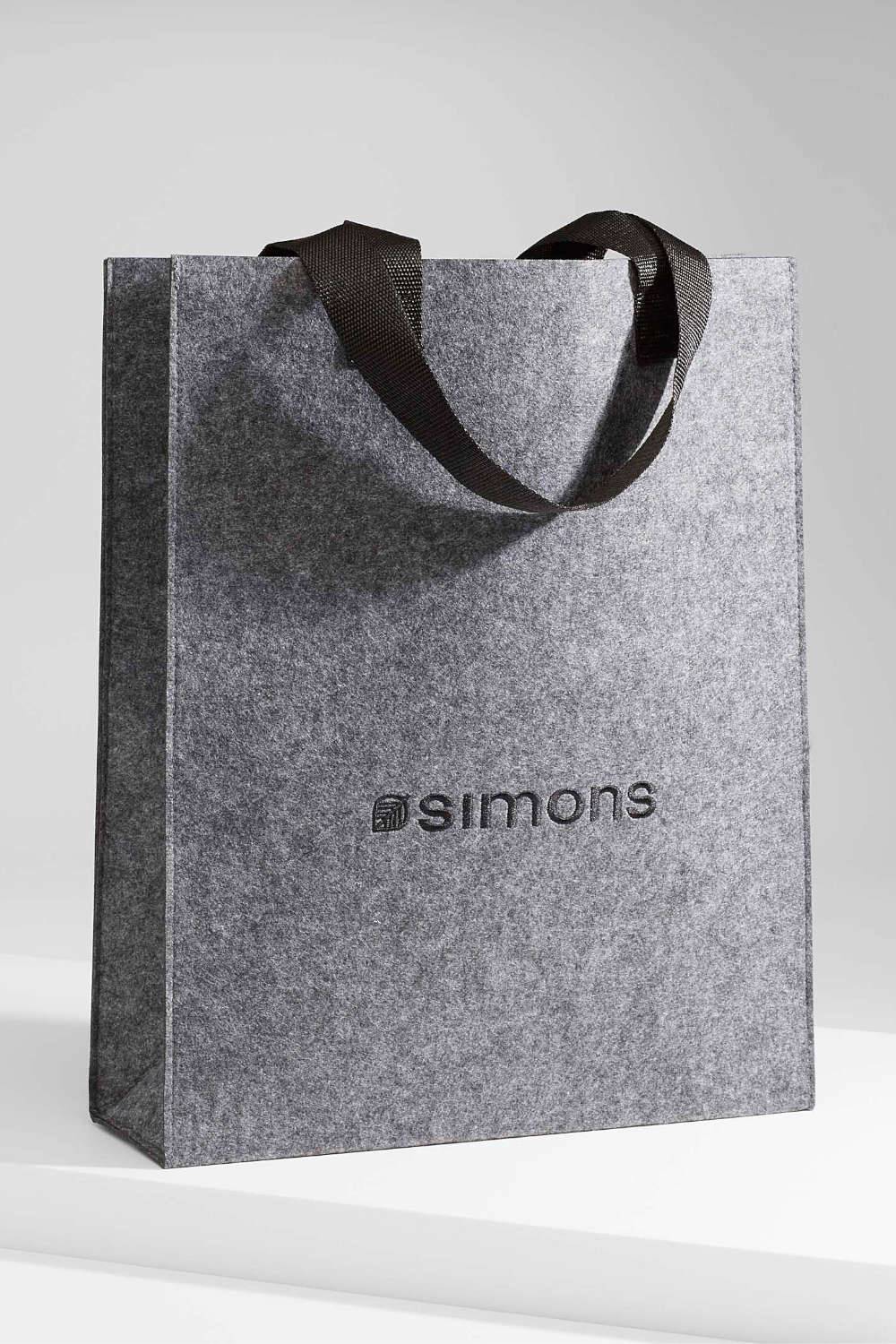 simons recycled tote bag