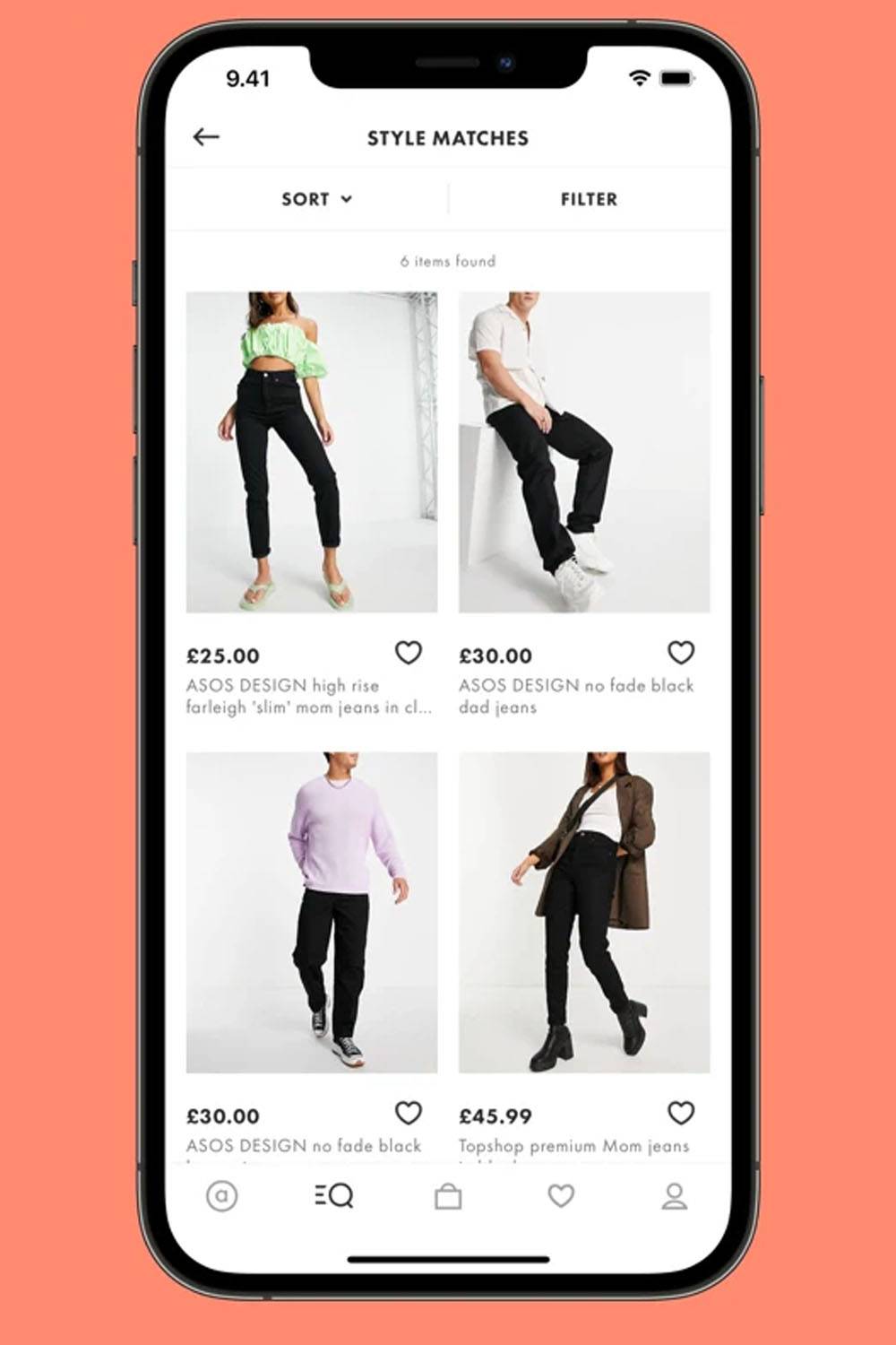 Asos Marketplace-App für gebrauchte Kleidung