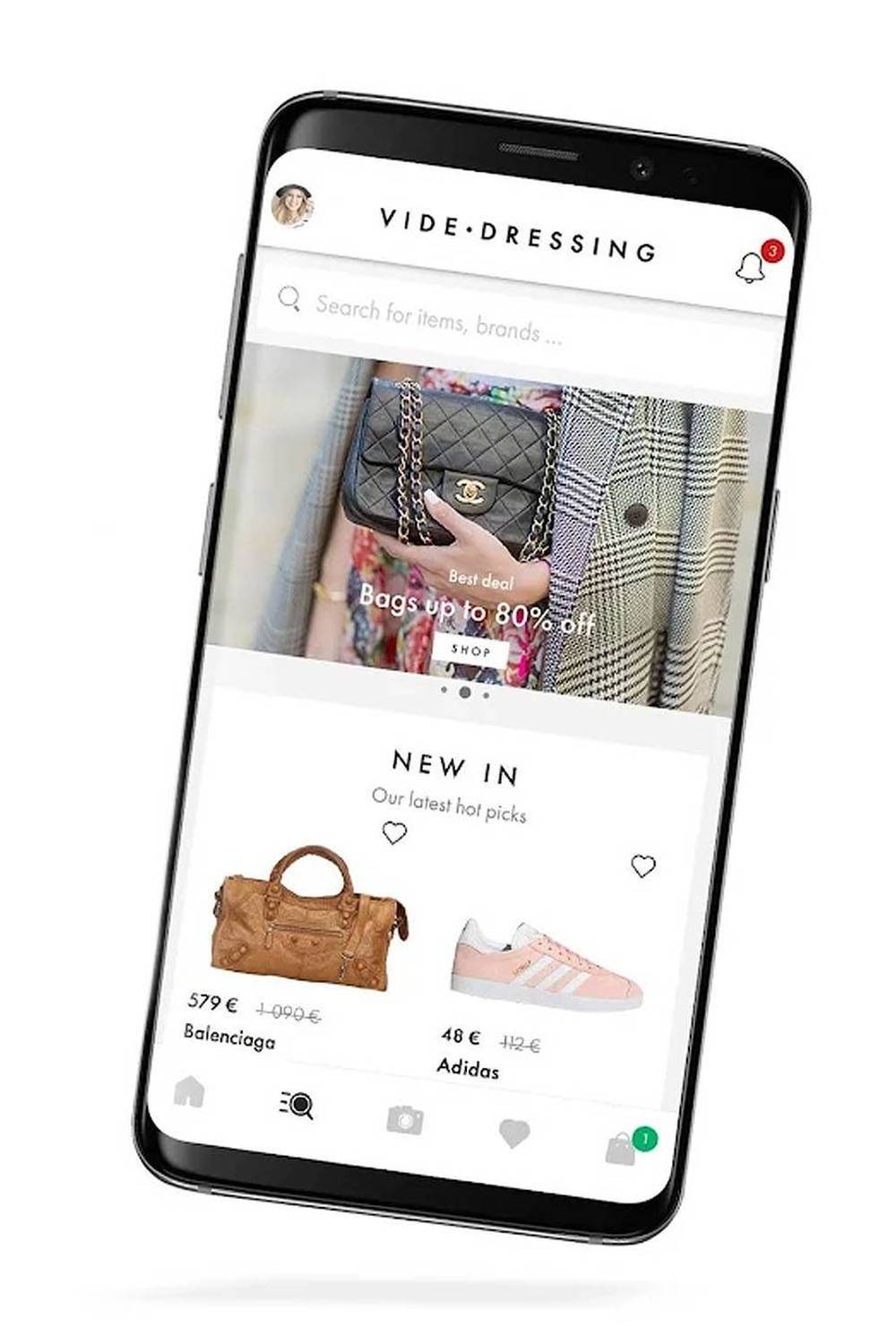 videdressing second hand clothes app