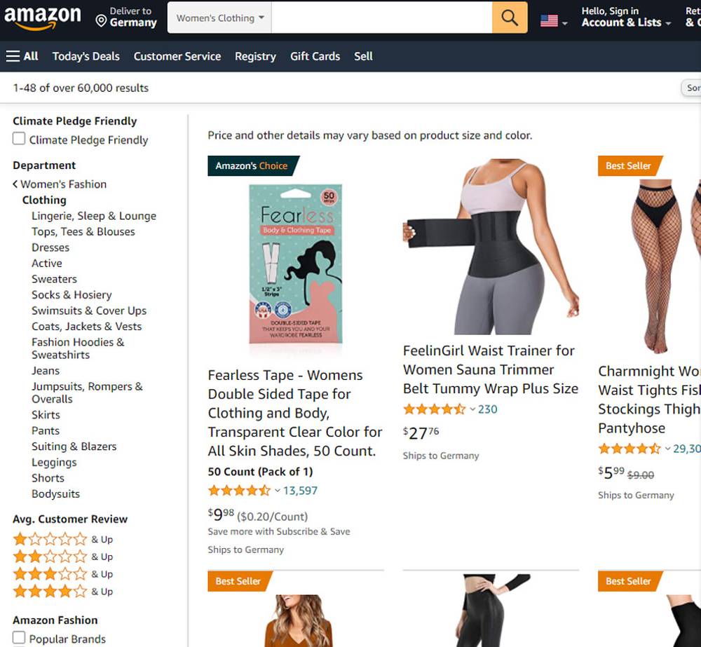 amazon sell used clothes money