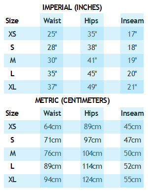 guide des tailles-tableau-capri-leggings-table2