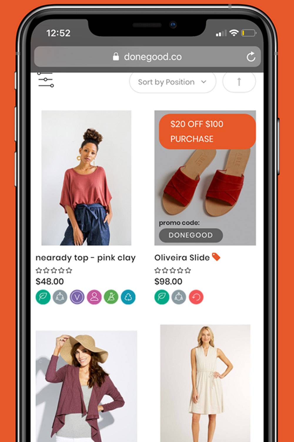 donegood sustainable shopping ethical app