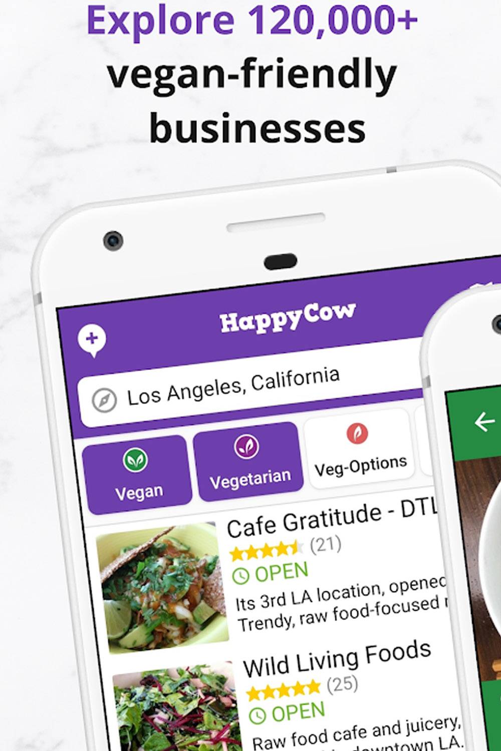 happycow vegan vegetarian sustainable food