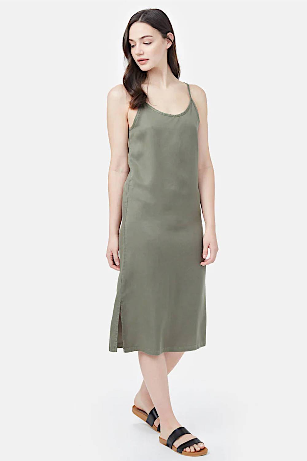 tentree eco-friendly slip dress