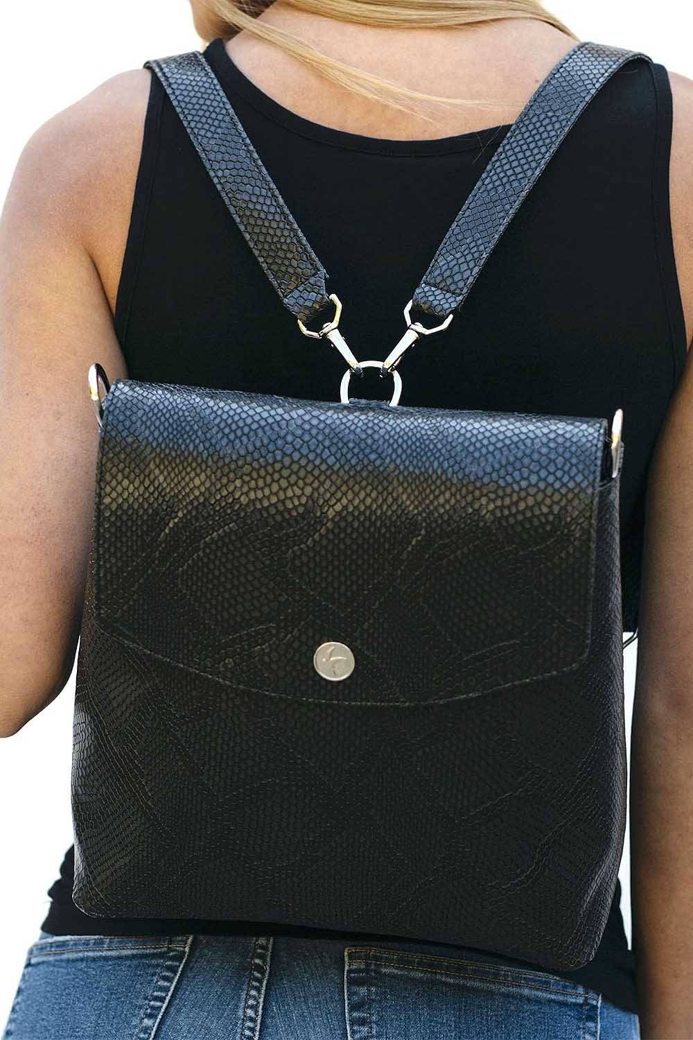 svala vegan leather backpack