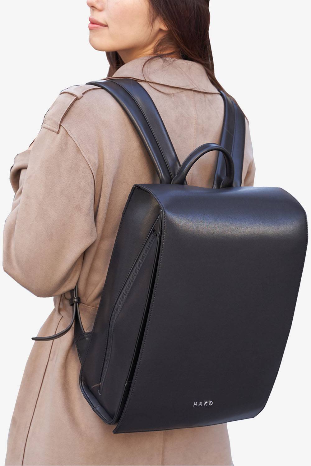 tokyo bags vegan leather backpack