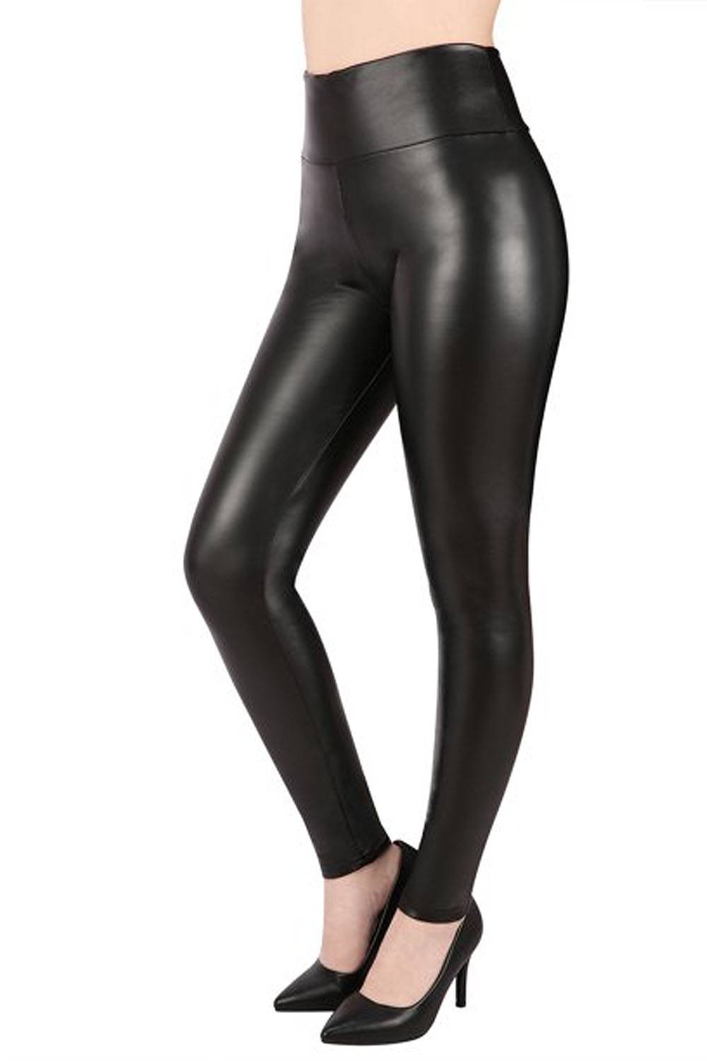 walmart faux leather leggings