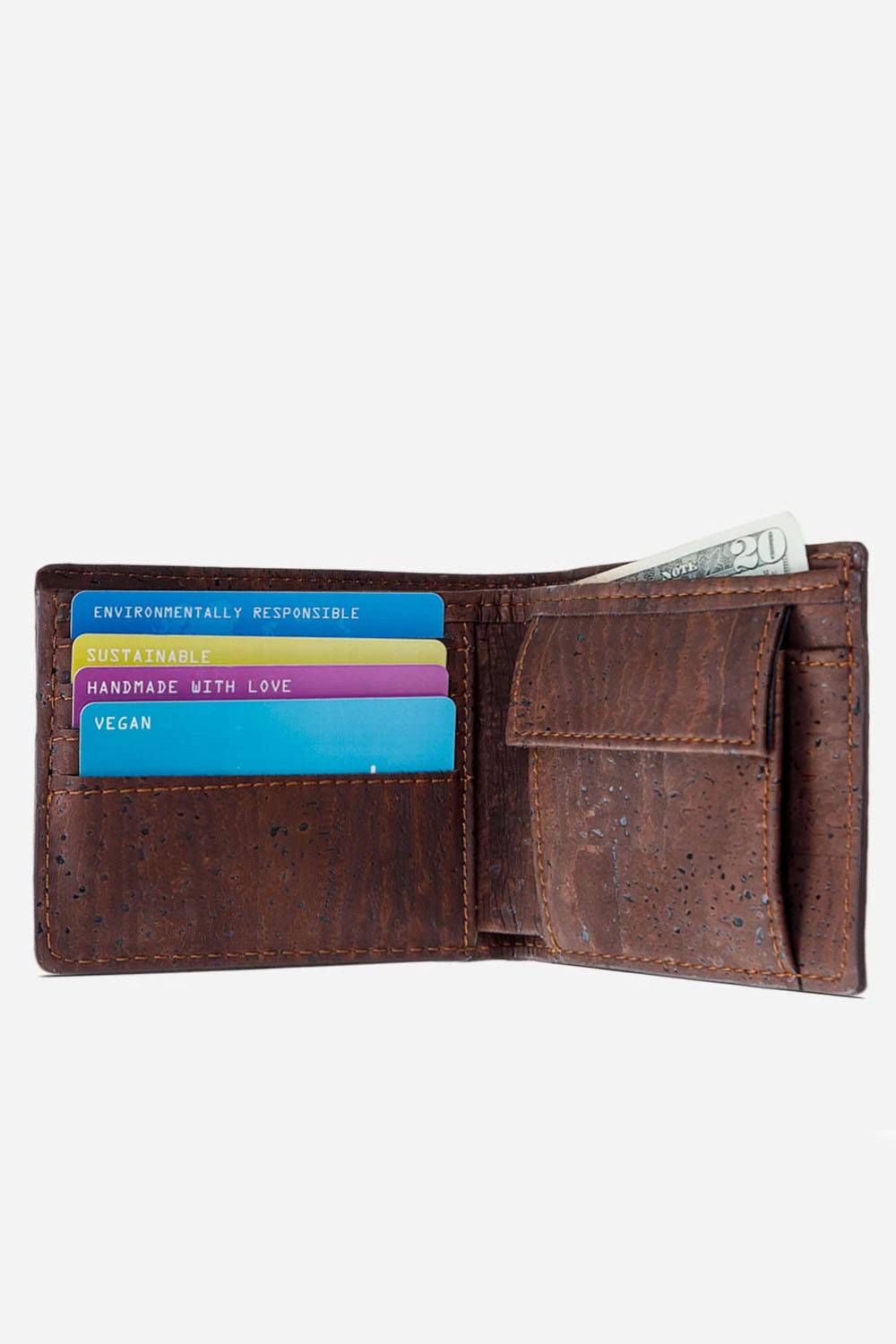 corkor luxury vegan leather wallet