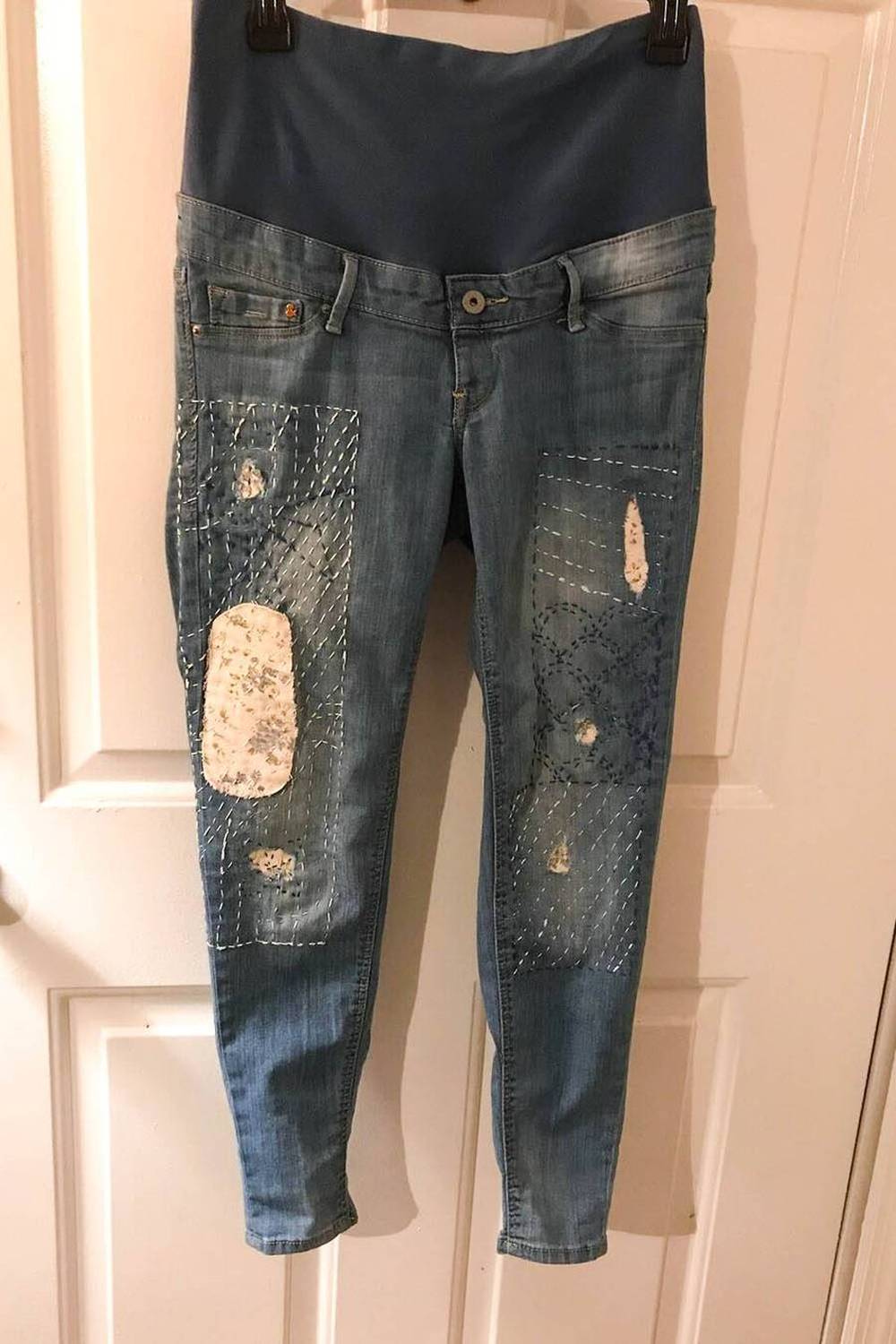 etsy maternity jeans