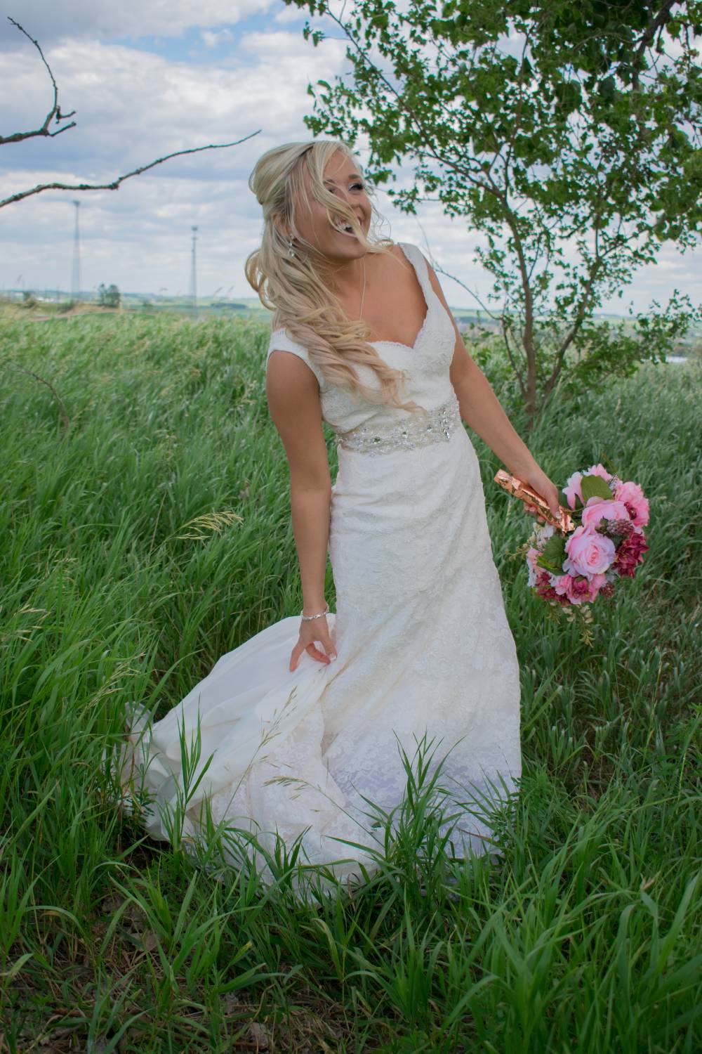 wasteful acrylic wedding dress