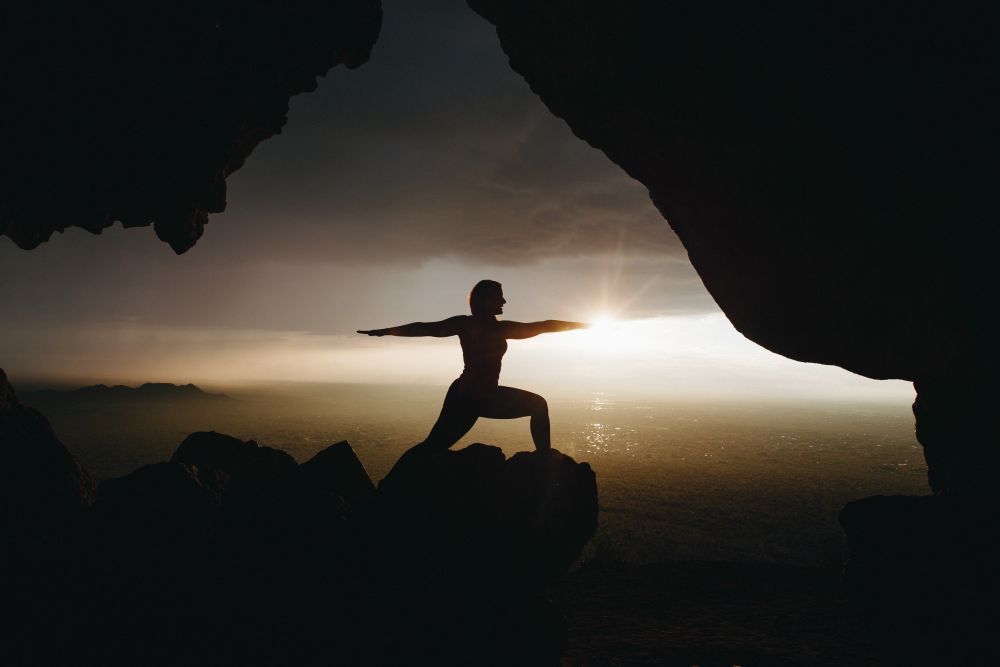 Yoga Help Fight Cellulite warrior pose