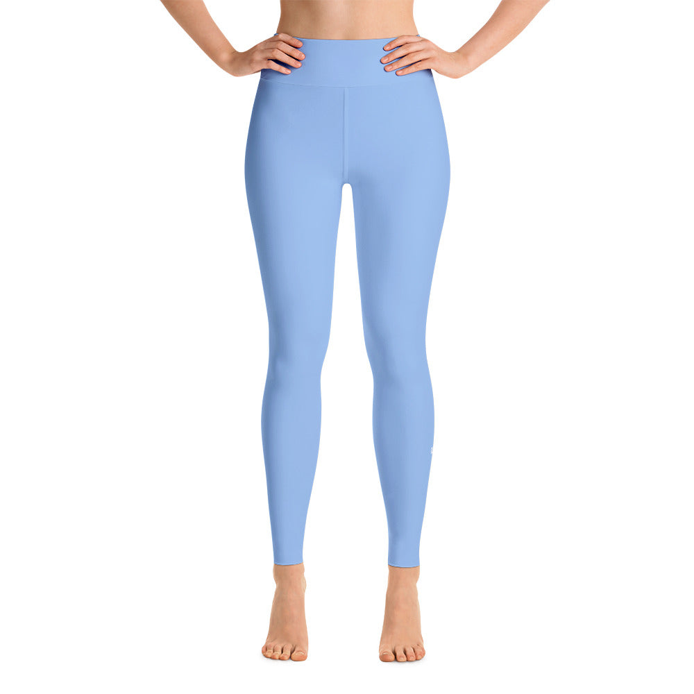 blue yoga leggings